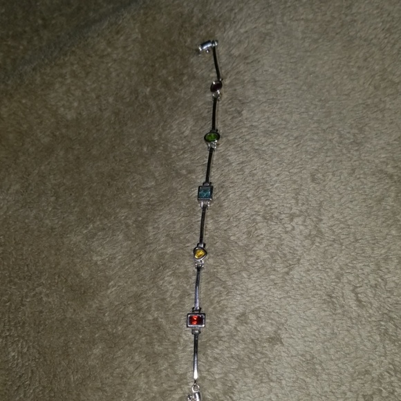 Multi color silver bracelet - Picture 4 of 7